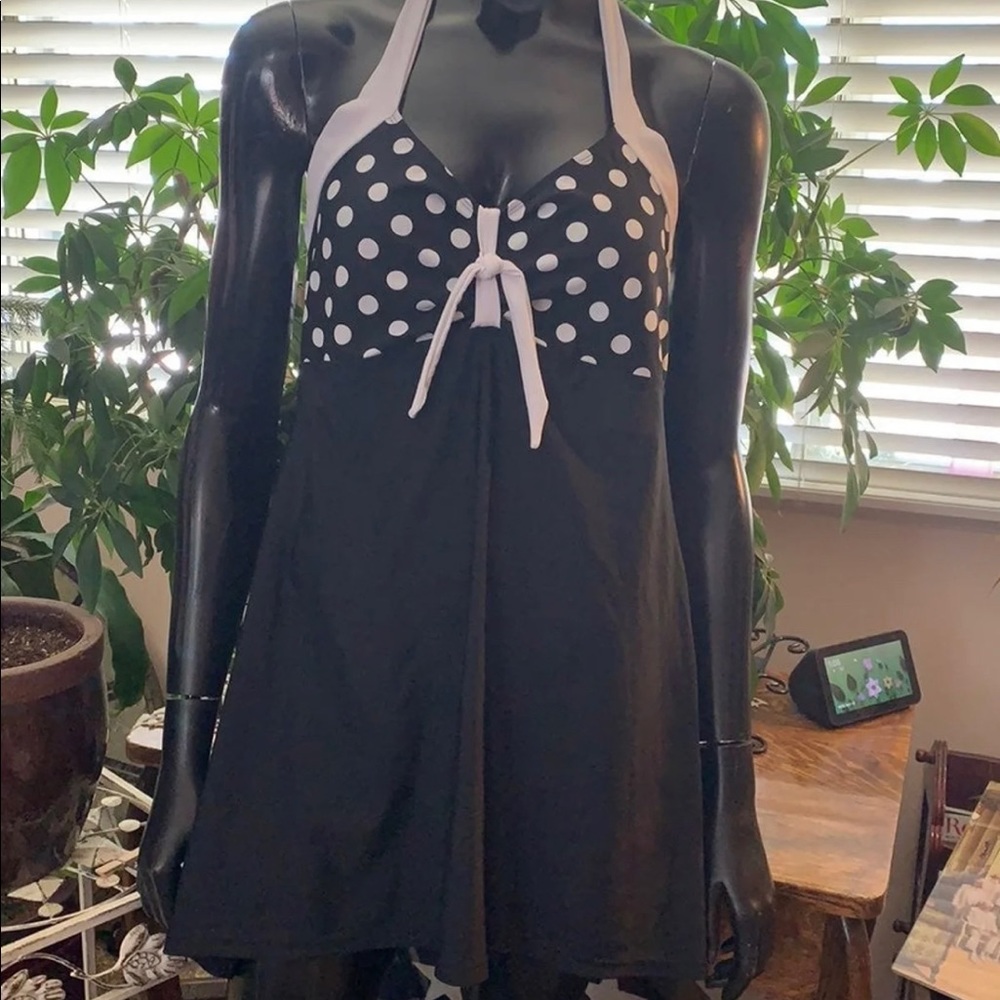 Cute One Piece Tankini Swimsuit  Sz XL by “TUFXIRSS”